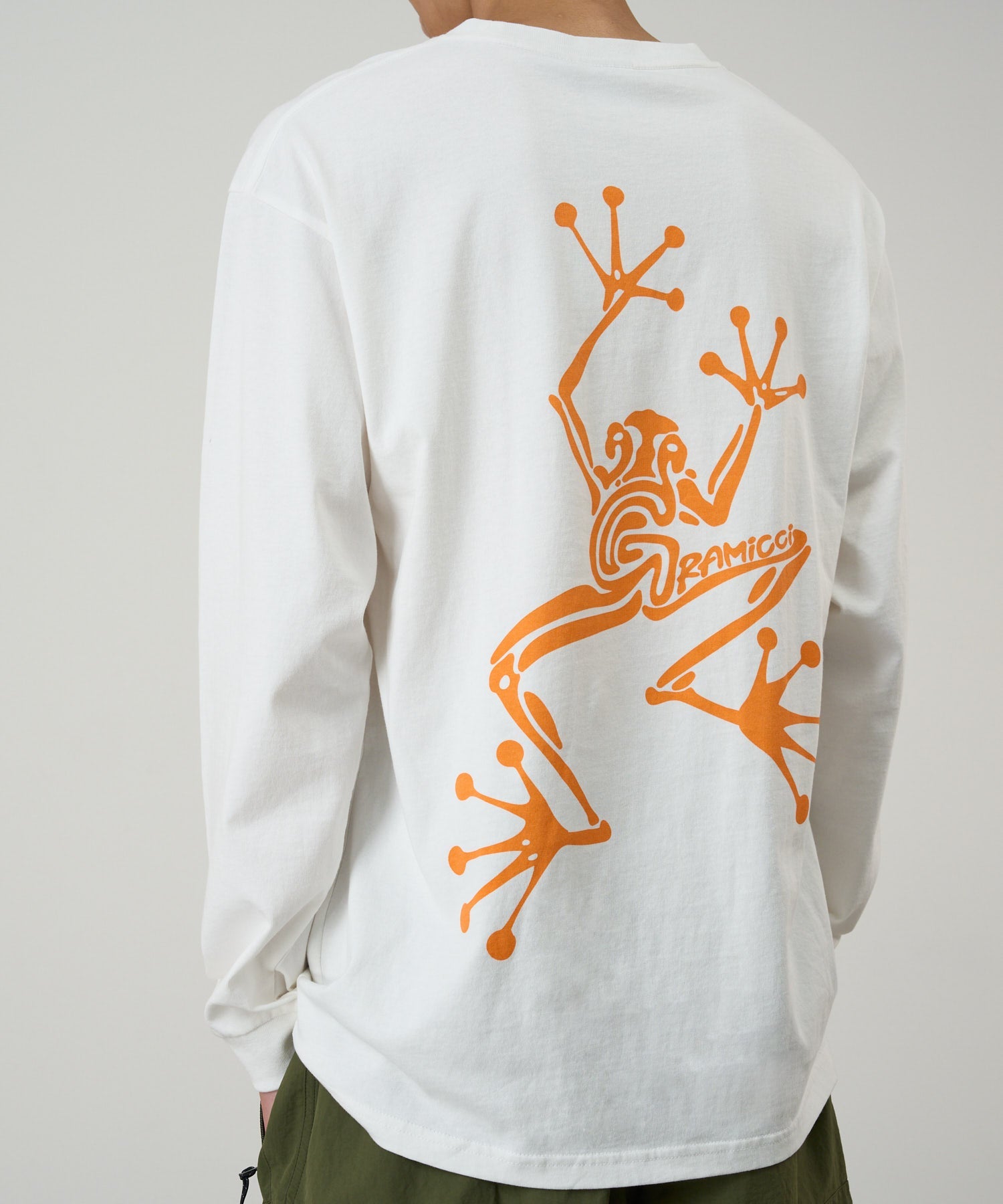 Gramicci Sticky Hands Long Sleeve Tee (White)