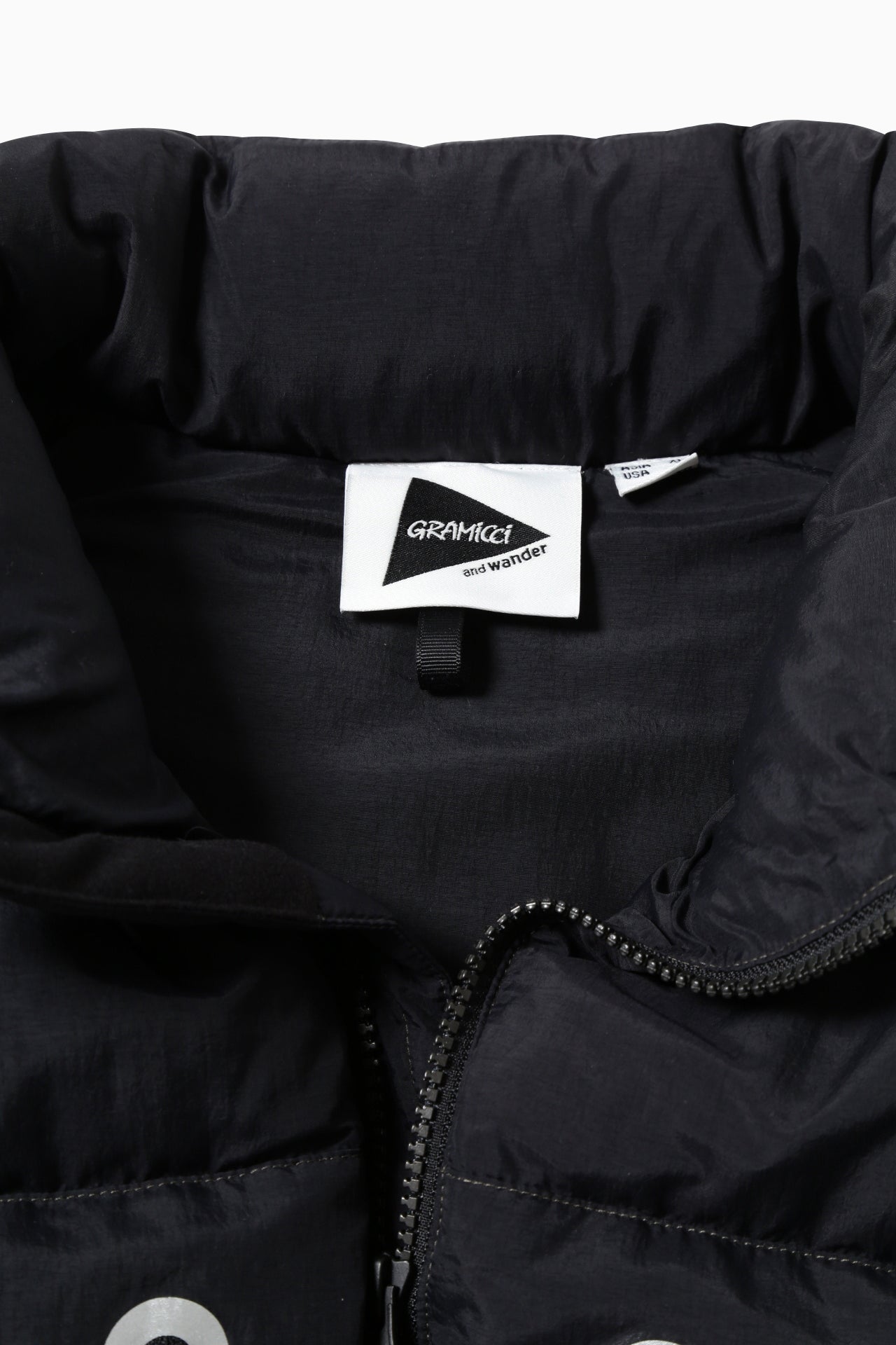 Gramicci x and wander Down Vest (Black)