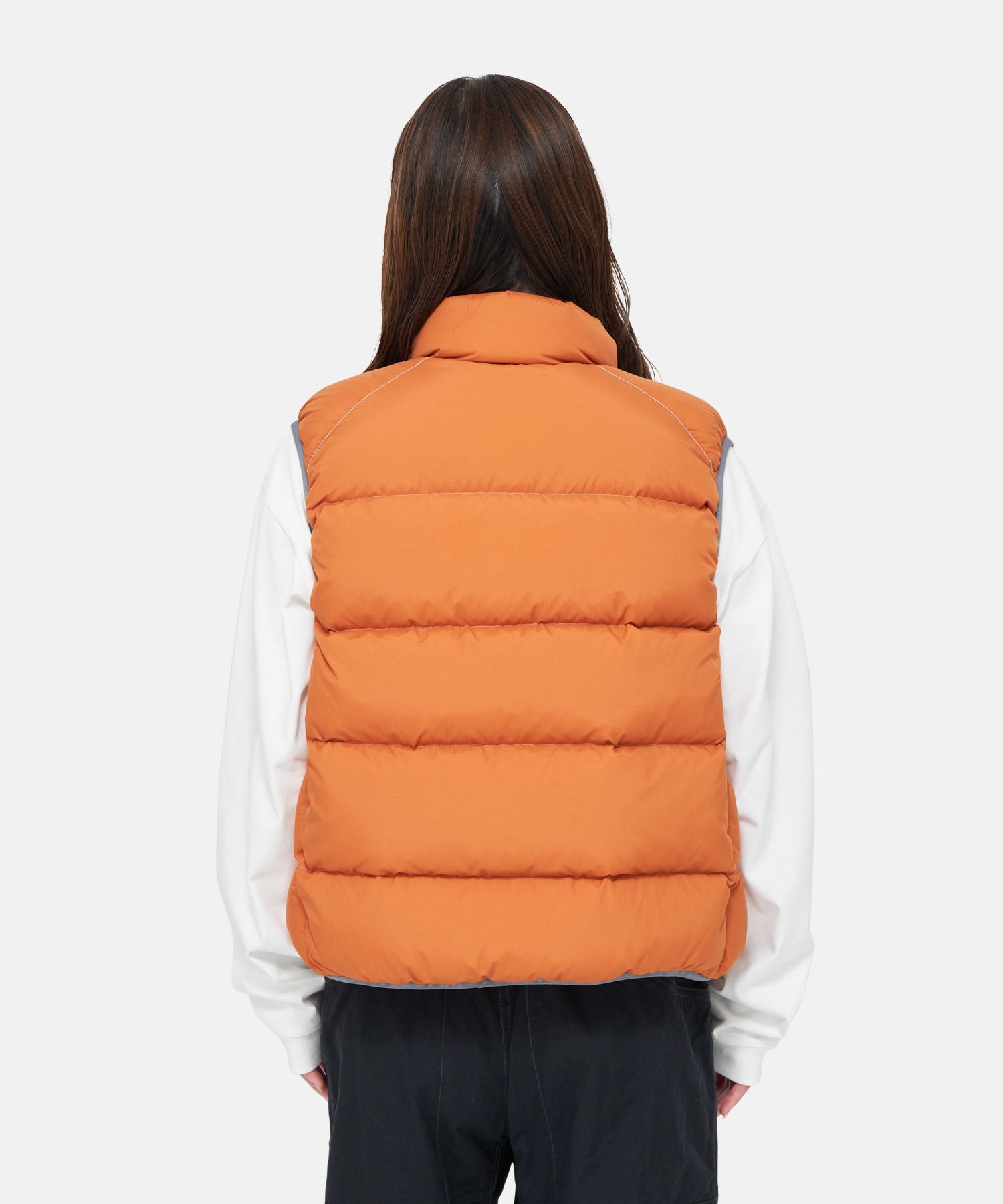 Gramicci x and wander Women's Down Vest (Orange)