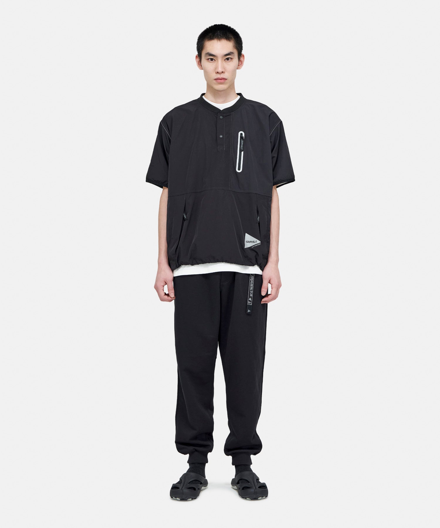 Gramicci x and wander Women's Patchwork Wind Tee