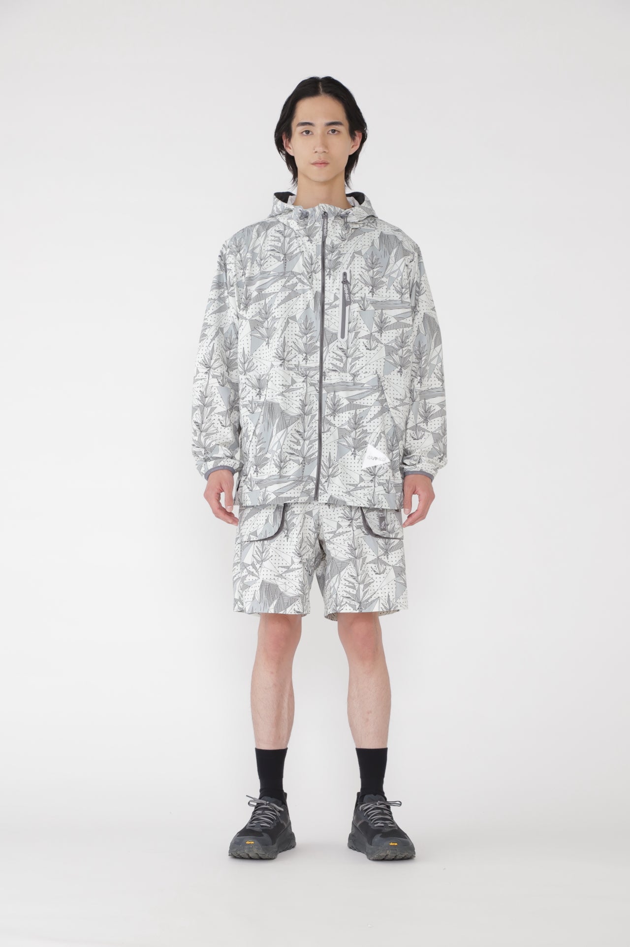 Gramicci x and wander Brushed Nylon Jacket (Yosemite Grey)