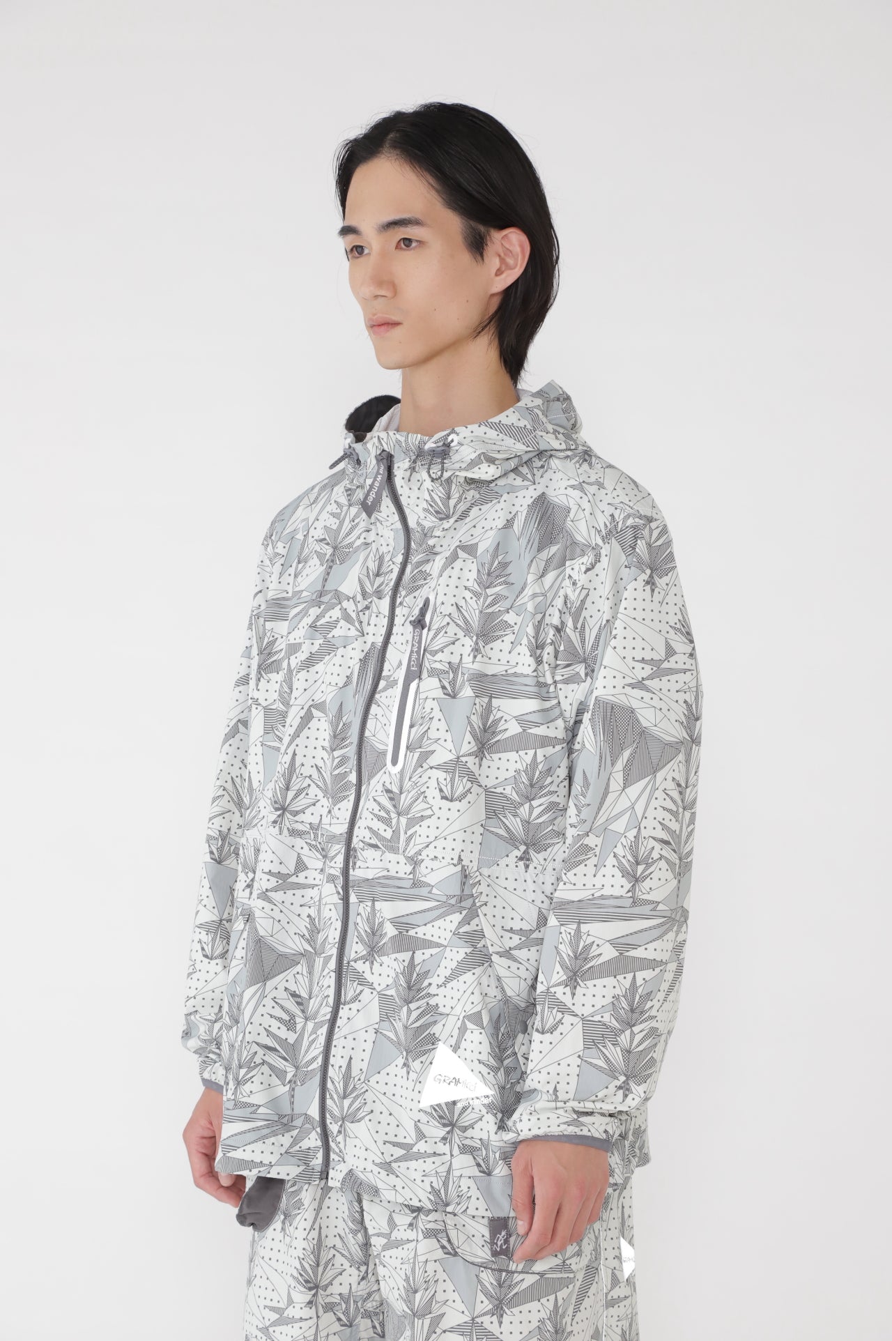 Gramicci x and wander Brushed Nylon Jacket (Yosemite Grey)