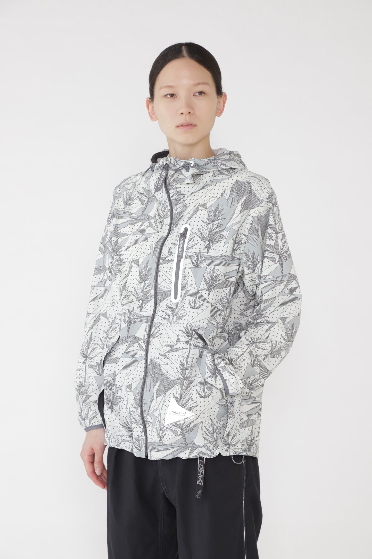 Gramicci x and wander Brushed Nylon Jacket (Yosemite Grey)