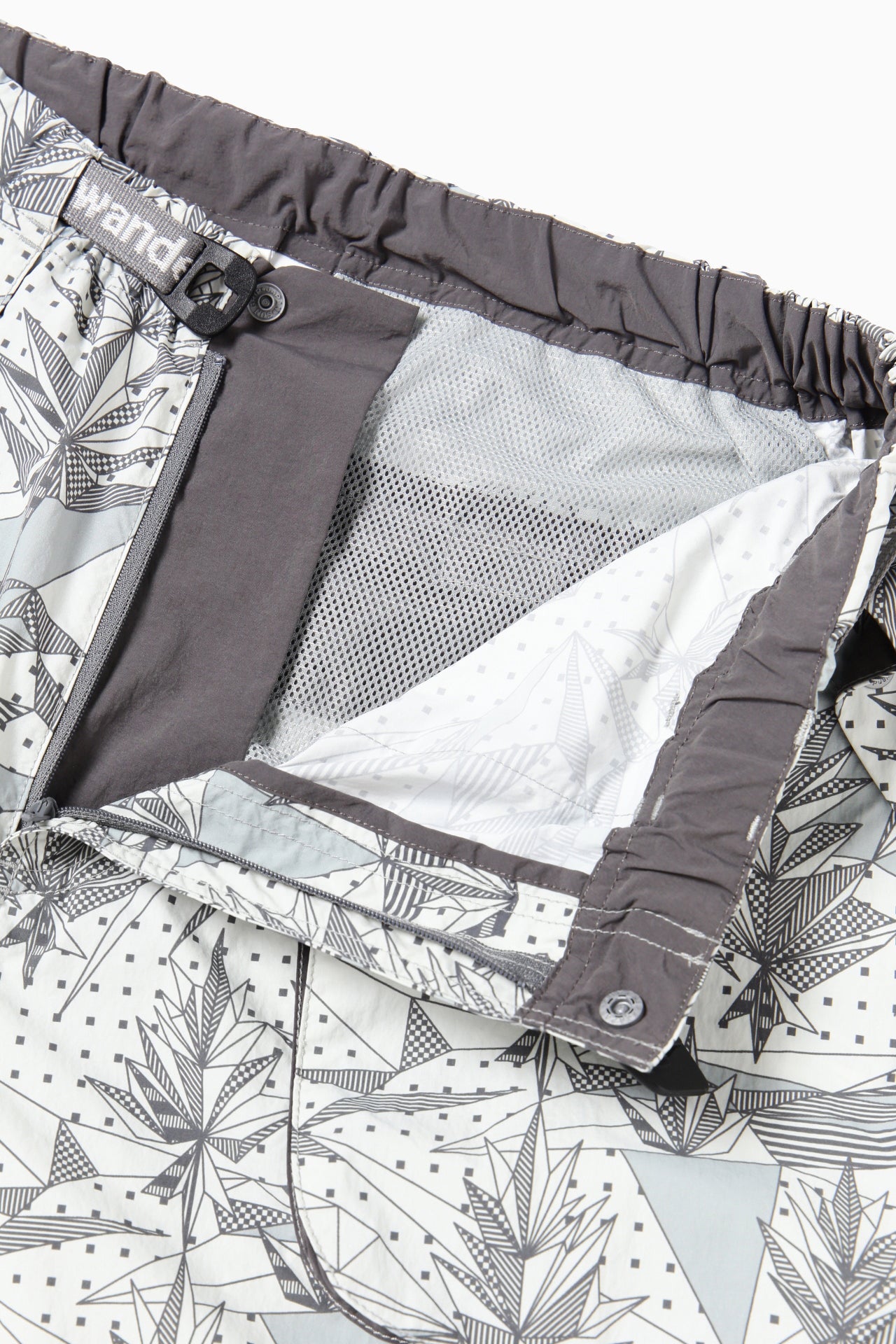Gramicci x and wander Brushed Nylon Shorts (Yosemite Grey)