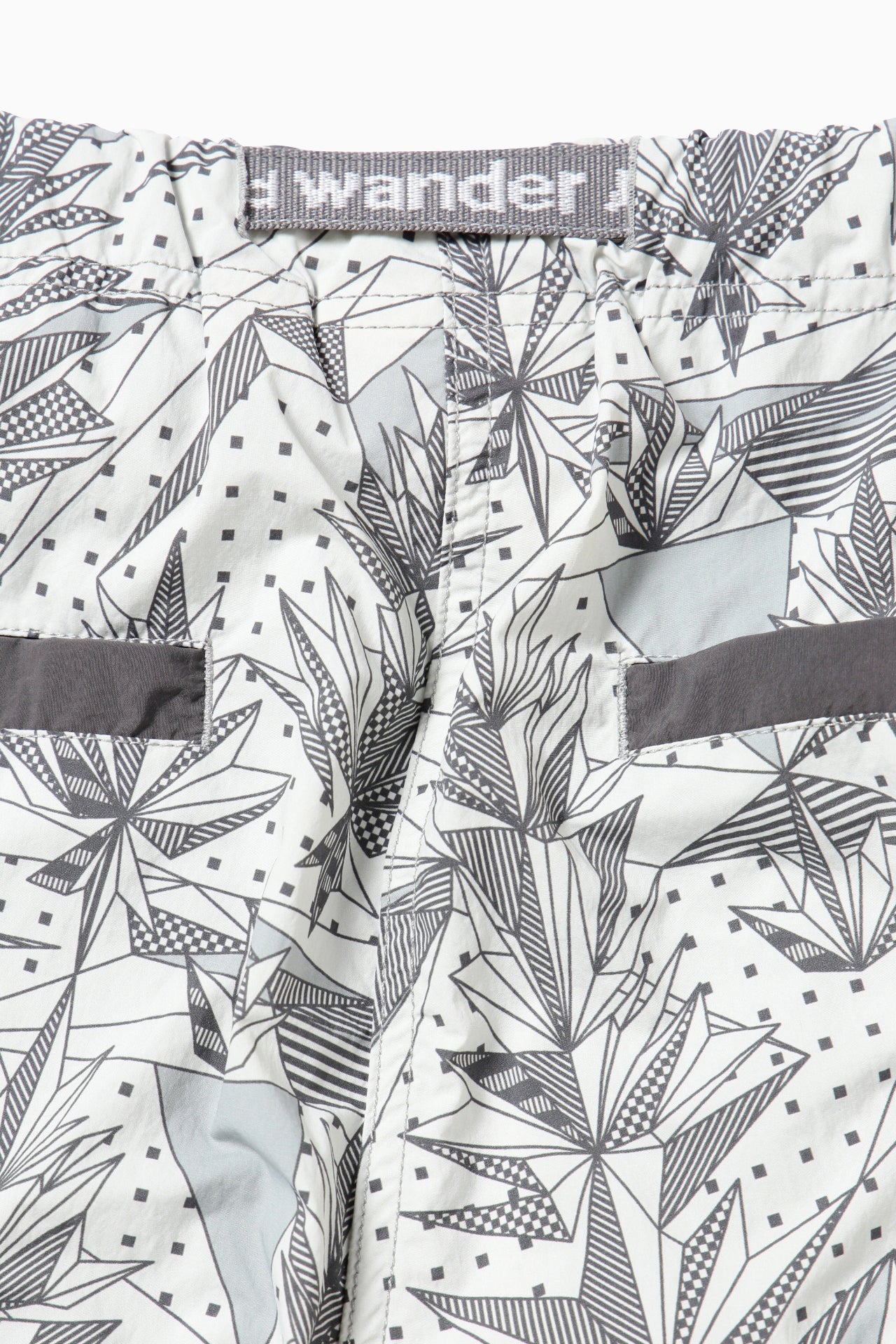 Gramicci x and wander Brushed Nylon Shorts (Yosemite Grey)