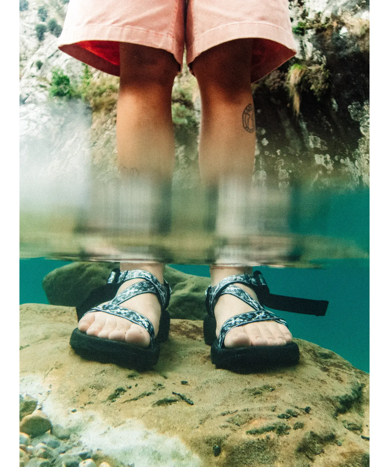 Green chacos women's sales